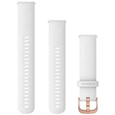 GARMIN Band, Quick Release 20mm, Rose Gold/White