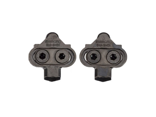 SM-SH51 SPD CLEAT SET (PAIR) SINGLE RELEASE W/O CLEAT NUT
