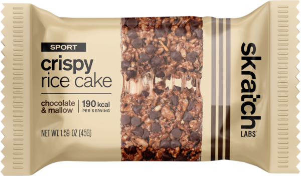 Skratch Labs Crispy Rice Cake Bar - Mallow, Box of 8 single