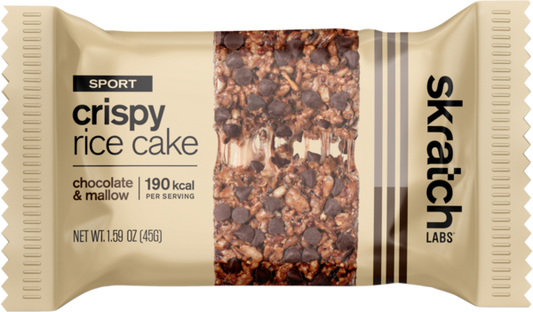 Skratch Labs Crispy Rice Cake Bar - Mallow, Box of 8 single
