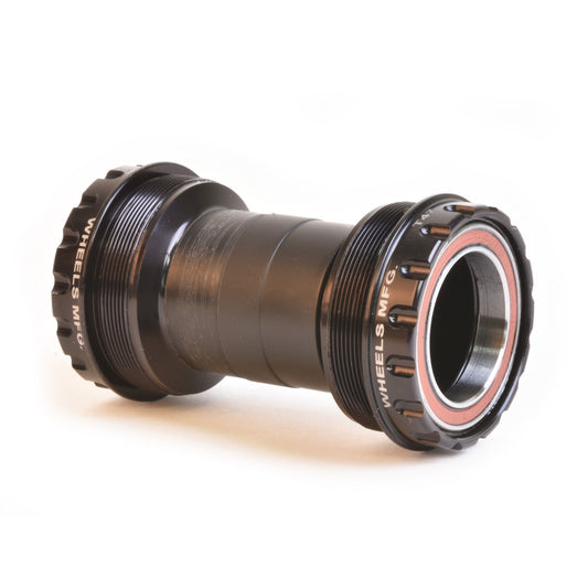 Wheels Manufacturing T47 Outboard Bottom Bracket with Angular Contact Bearings for 30mm Spindles, Fits B.B. shells 68mm to 100mm
